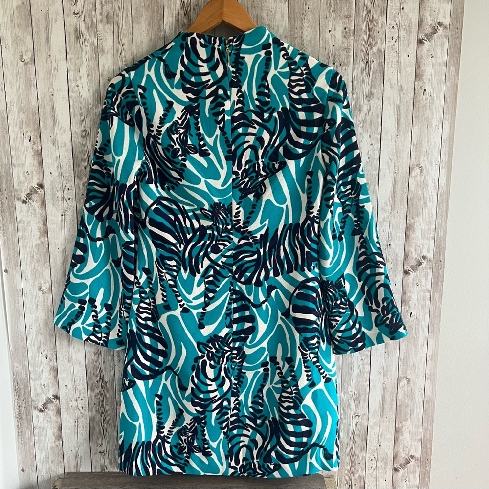 Lilly Pulitzer Devina I’m Game Zebra Print Dress 4 - Picture 2 of 5